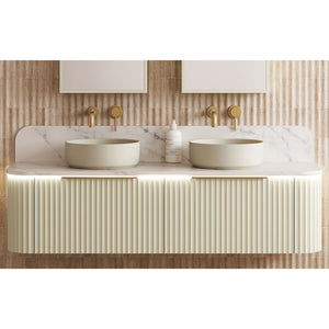 TIMBERLINE SILKSURFACE OPALORA DOUBLE BOWL VANITY TOP
