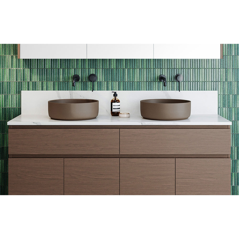 TIMBERLINE SILKSURFACE RIVERINA DOUBLE BOWL VANITY TOP