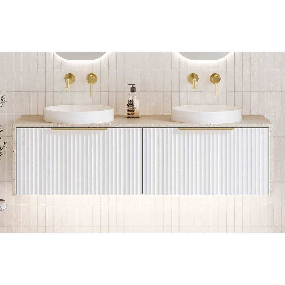 TIMBERLINE SILKSURFACE SANDORA DOUBLE BOWL VANITY TOP
