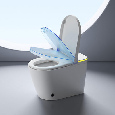 FLUVA U5 INTELLIGENT TOILET W/ AUTOFLUSH REMOTE CONTROLLED BIDET GLOSS WHITE