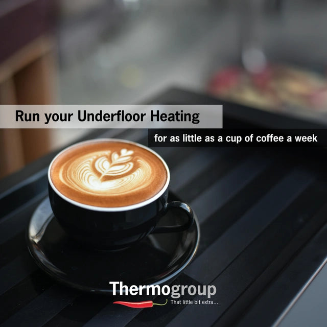 THERMOGROUP THERMONET 200W/M² IN SCREED HEATING KIT - BLACK DUAL CONTROLLER