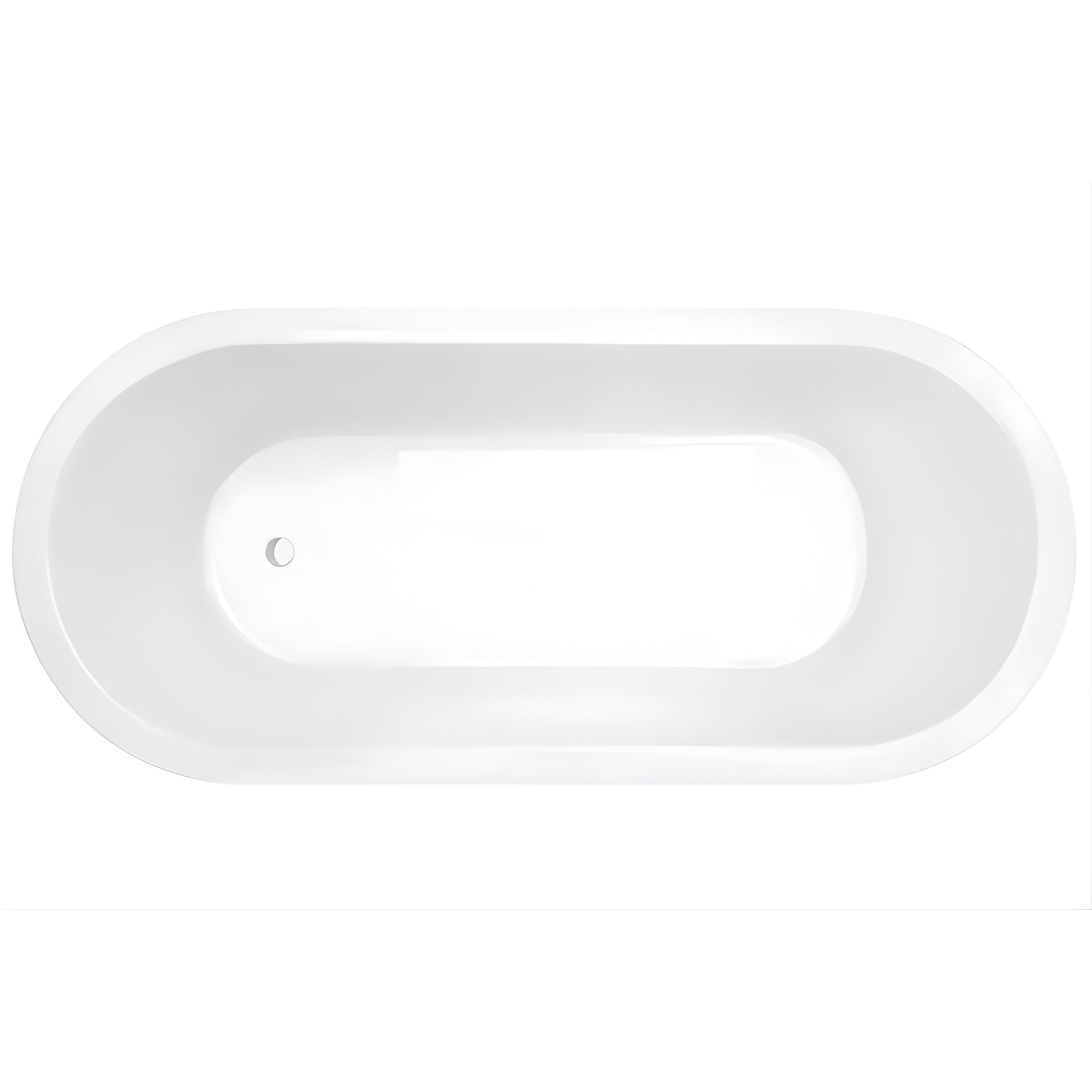 DECINA UNO ISLAND BATH GLOSS WHITE (AVAILABLE IN 1530MM AND 1700MM)