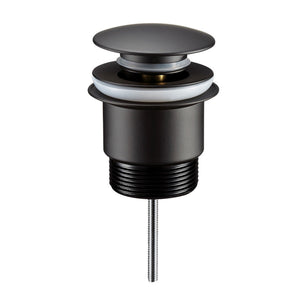 TURNER HASTINGS UNIVERSAL POP-UP MUSHROOM WASTE MATTE BLACK 32/40MM