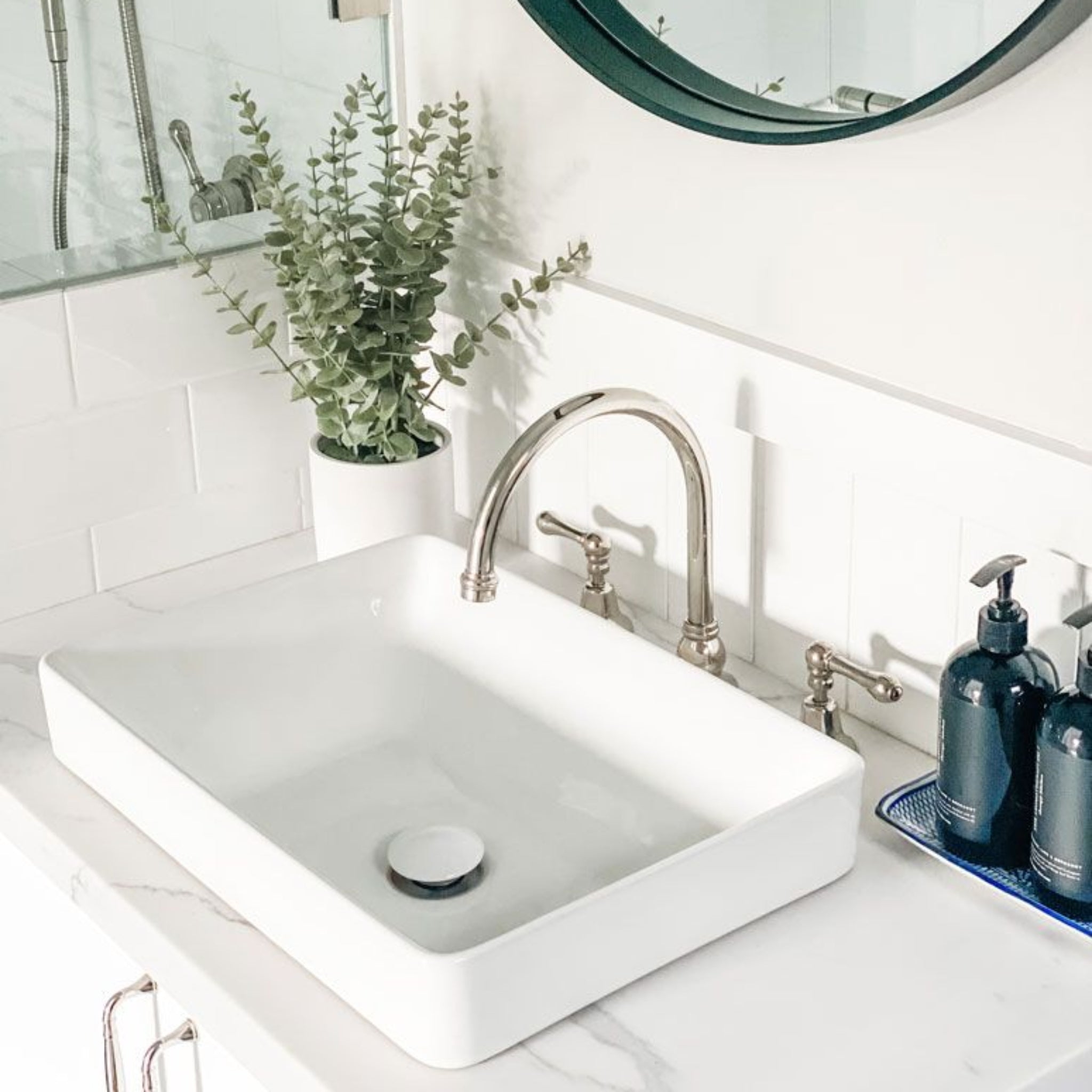 TURNER HASTINGS UNIVERSAL POP-UP MUSHROOM WASTE GLOSS WHITE 32/40MM