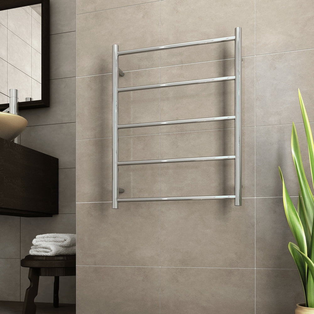THERMOGROUP STRAIGHT ROUND NON-HEATED LADDER TOWEL RAIL 630MM