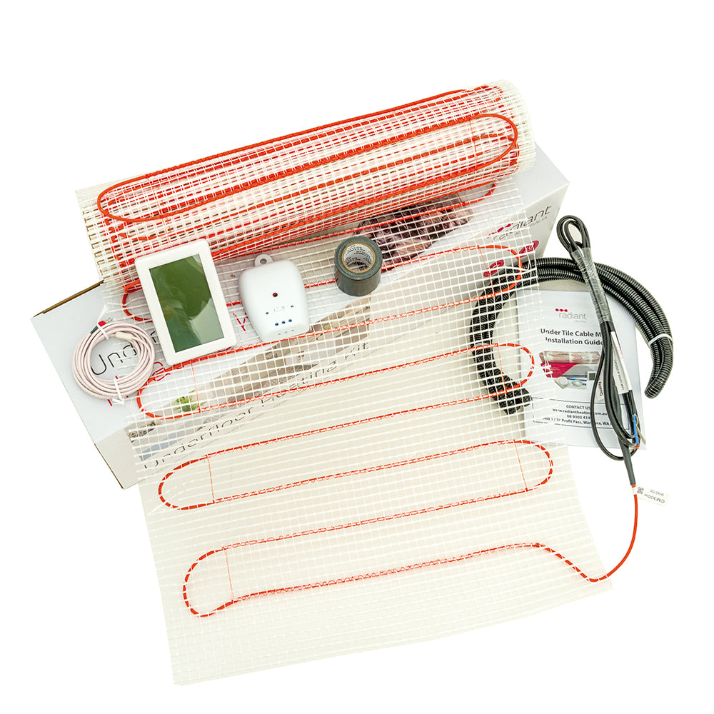 RADIANT HEATING UNDER TILE FLOOR HEATING KIT