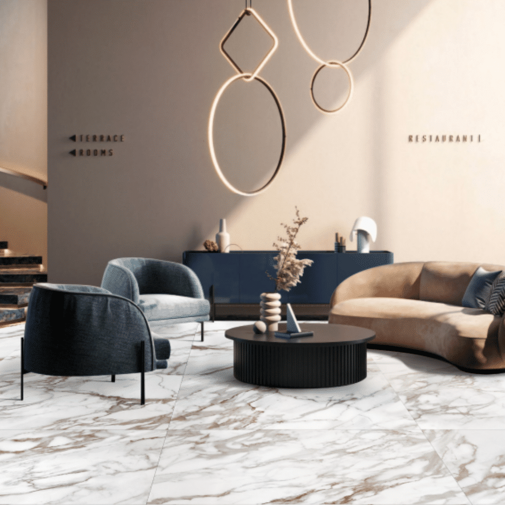 MUSES CALACATTA GOLD POLISHED 750X1500MM RECTANGLE TILE (PER BOX)
