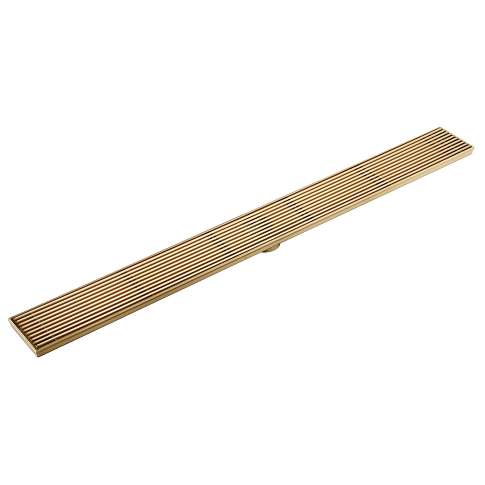 BELLA VISTA BUILDERS AU-PATTERN SHOWER GRATE SHINY GOLD (AVAILABLE IN MULTIPLE SIZES)