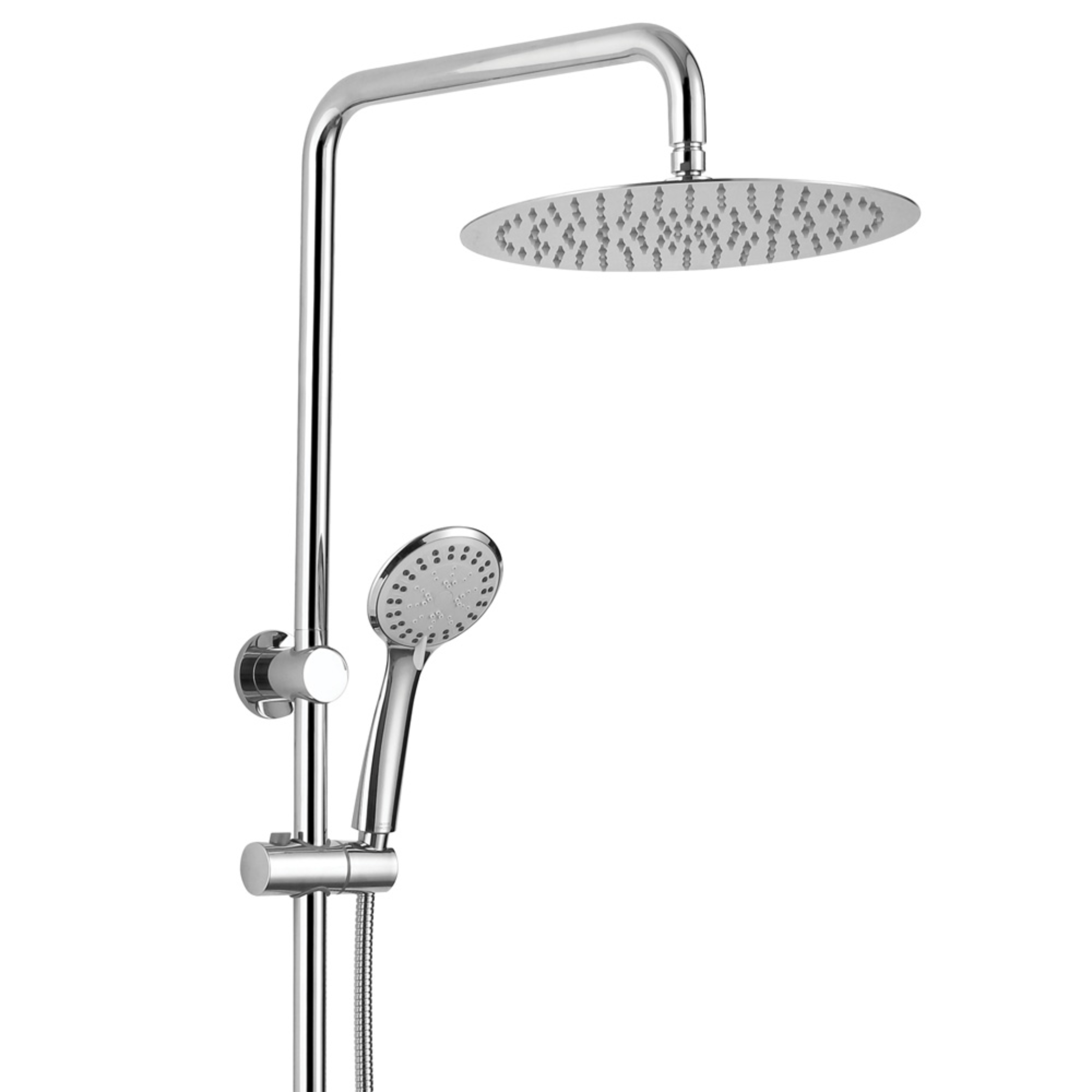 FIENZA STELLA MULTIFUNCTION TWIN SHOWER CHROME