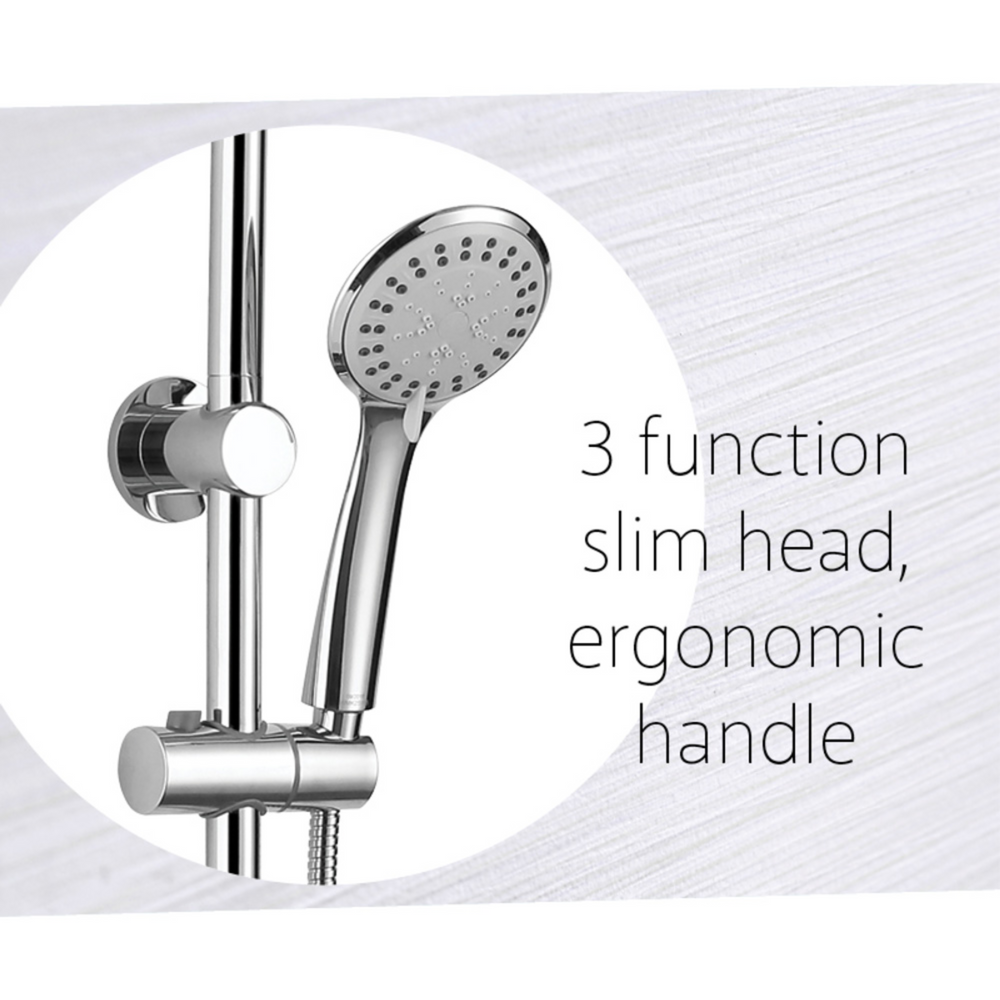FIENZA STELLA MULTIFUNCTION TWIN SHOWER CHROME