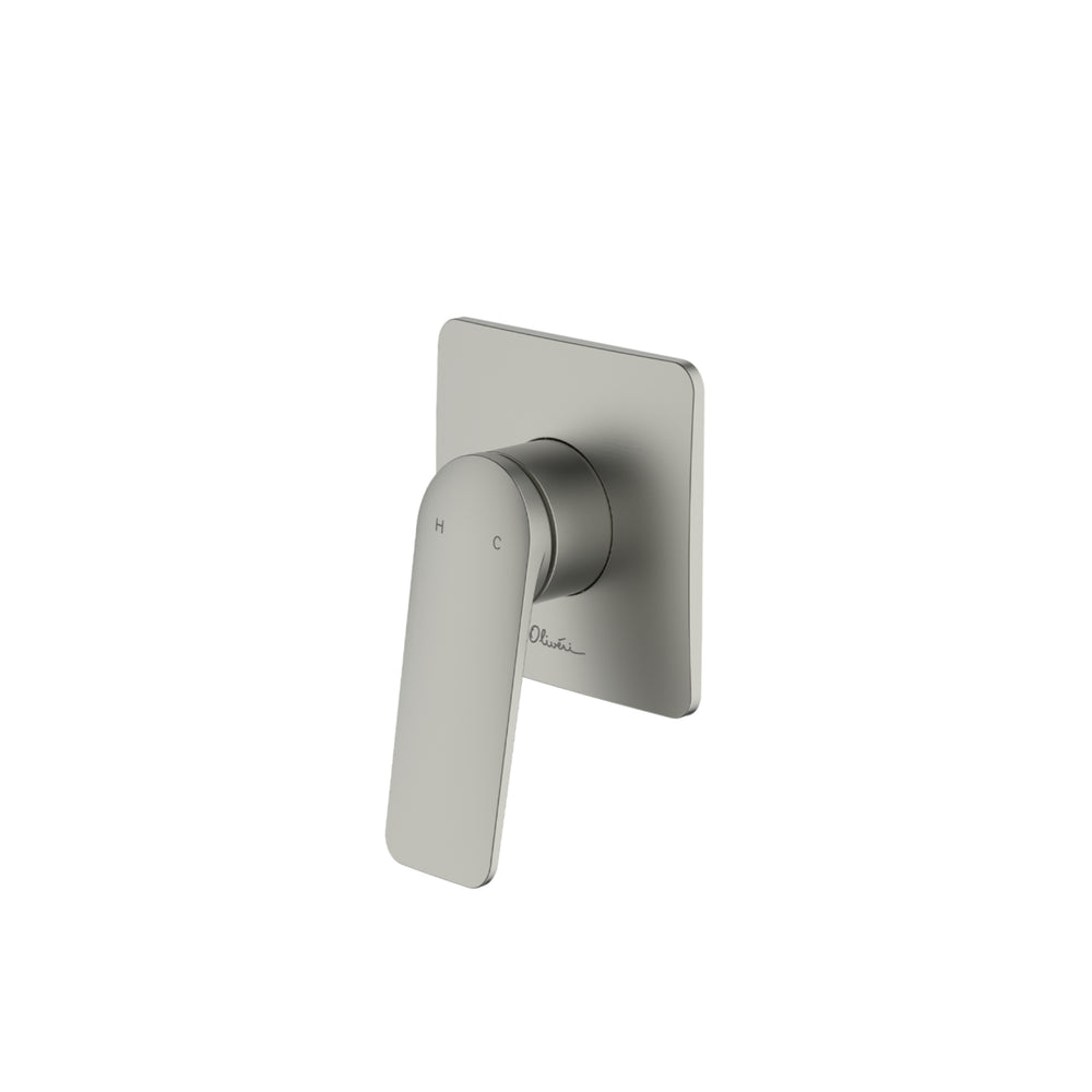 OLIVERI PARIS WALL MIXER 144MM BRUSHED NICKEL