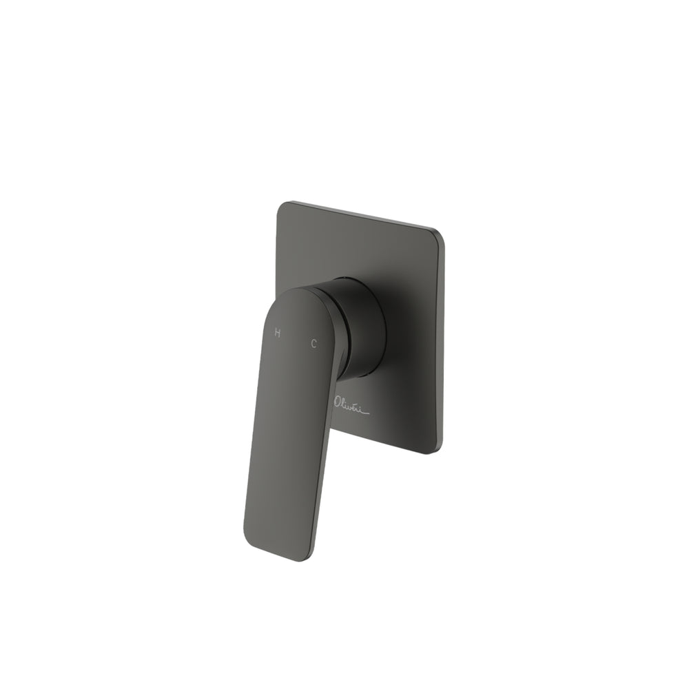 OLIVERI PARIS WALL MIXER 144MM GUN METAL