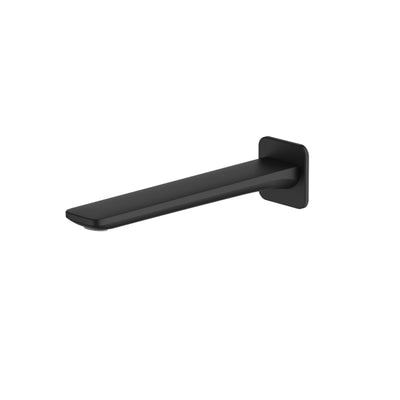 OLIVERI PARIS LEAD FREE WALL SPOUT 216MM MATTE BLACK