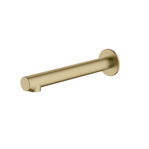OLIVERI VENICE STRAIGHT WALL SPOUT 224MM CLASSIC GOLD