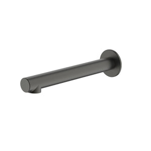 OLIVERI VENICE STRAIGHT WALL SPOUT 224MM GUN METAL