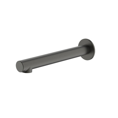 OLIVERI VENICE LEAD FREE STRAIGHT WALL SPOUT 224MM GUN METAL