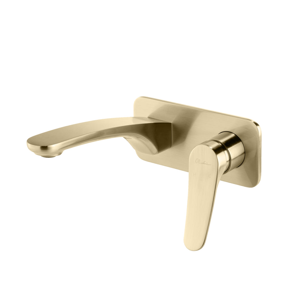 OLIVERI VERONA WALL MIXER SET 180MM CLASSIC GOLD