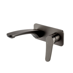 OLIVERI VERONA WALL MIXER SET 180MM GUN METAL