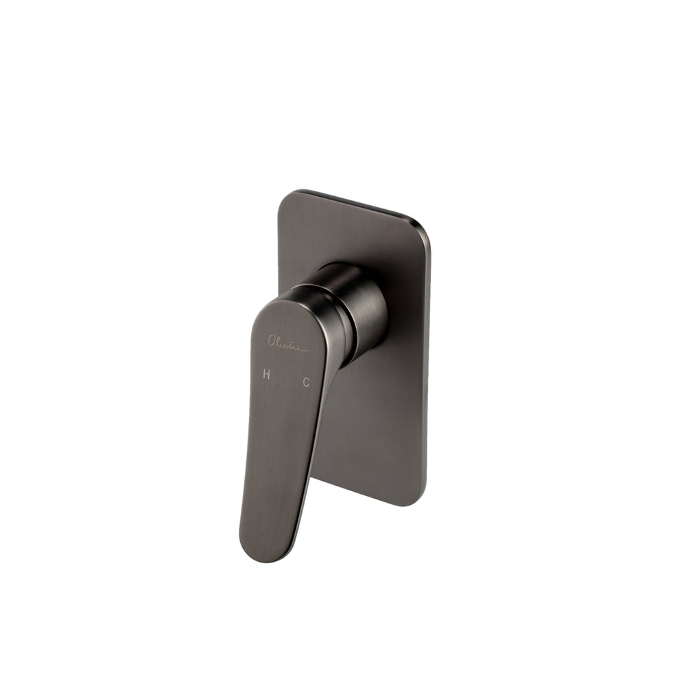 OLIVERI VERONA WALL MIXER 145MM GUN METAL