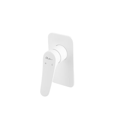 OLIVERI VERONA LEAD FREE WALL MIXER 145MM WHITE