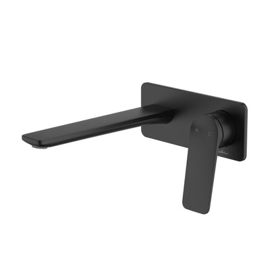 OLIVERI PARIS LEAD FREE WALL MIXER SET 175MM MATTE BLACK
