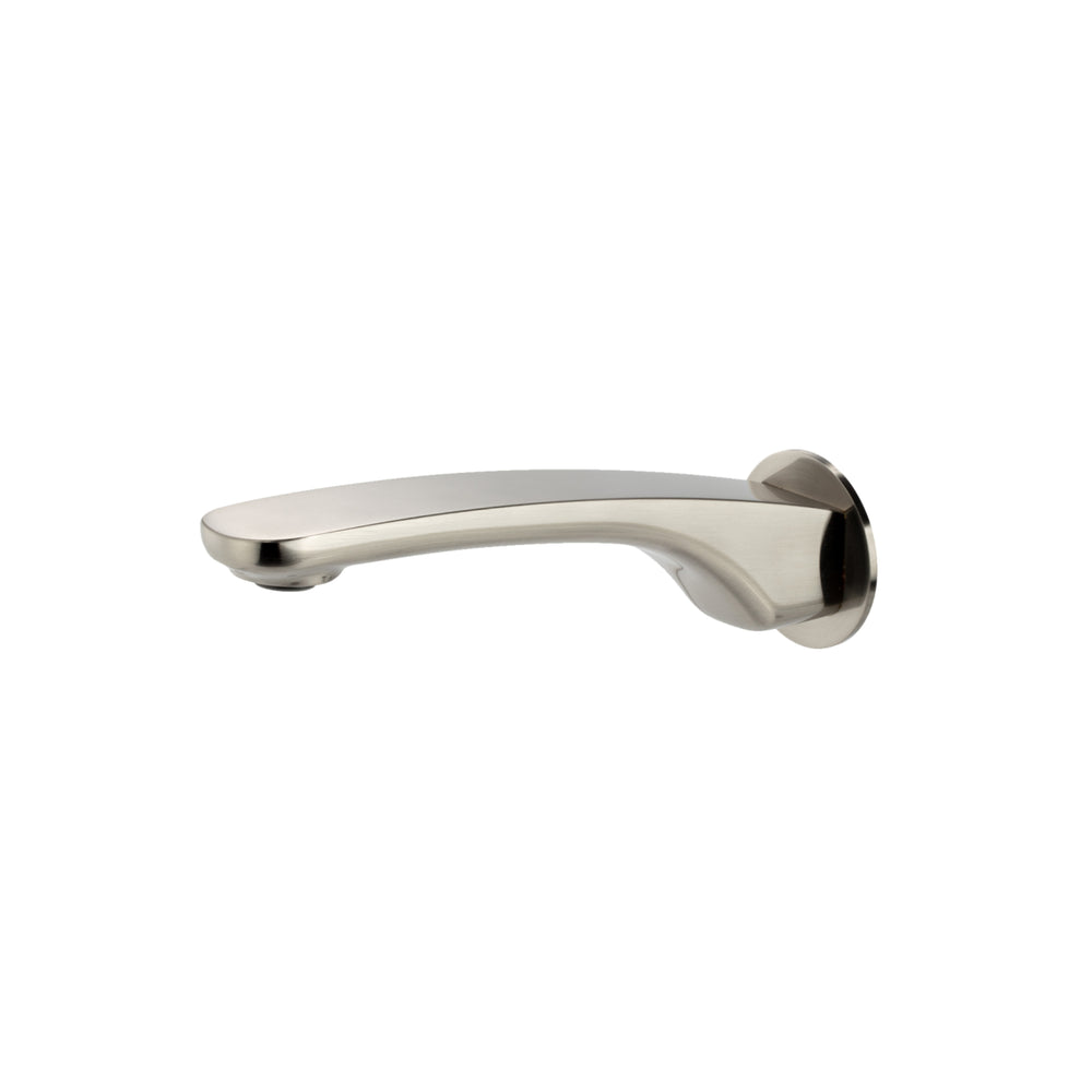 OLIVERI VERONA WALL SPOUT 208MM BRUSHED NICKEL
