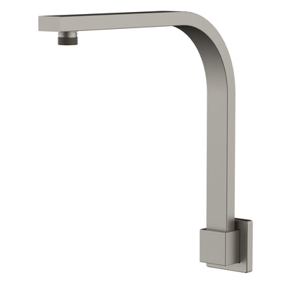 OLIVERI MONACO RAISED WALL MOUNTED SHOWER ARM 277MM BRUSHED NICKEL