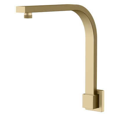 OLIVERI MONACO RAISED WALL MOUNTED SHOWER ARM 277MM CLASSIC GOLD