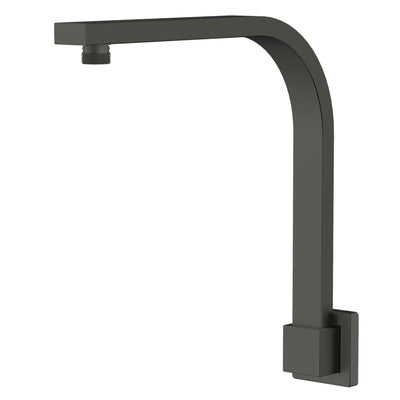 OLIVERI MONACO RAISED WALL MOUNTED SHOWER ARM 277MM GUN METAL