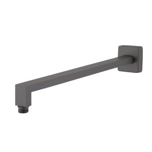 OLIVERI MONACO WALL MOUNTED SHOWER ARM 380MM GUN METAL