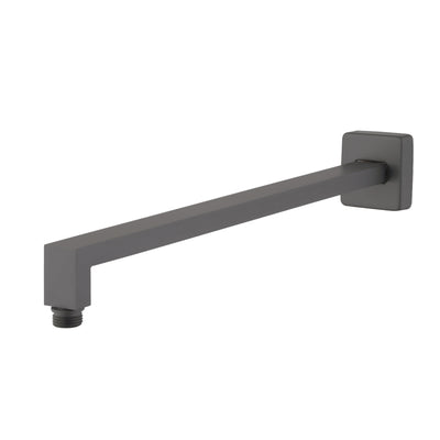 OLIVERI MONACO WALL MOUNTED SHOWER ARM 380MM GUN METAL