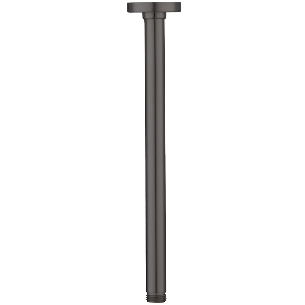 OLIVERI ROME CEILING MOUNTED SHOWER ARM 300MM GUN METAL