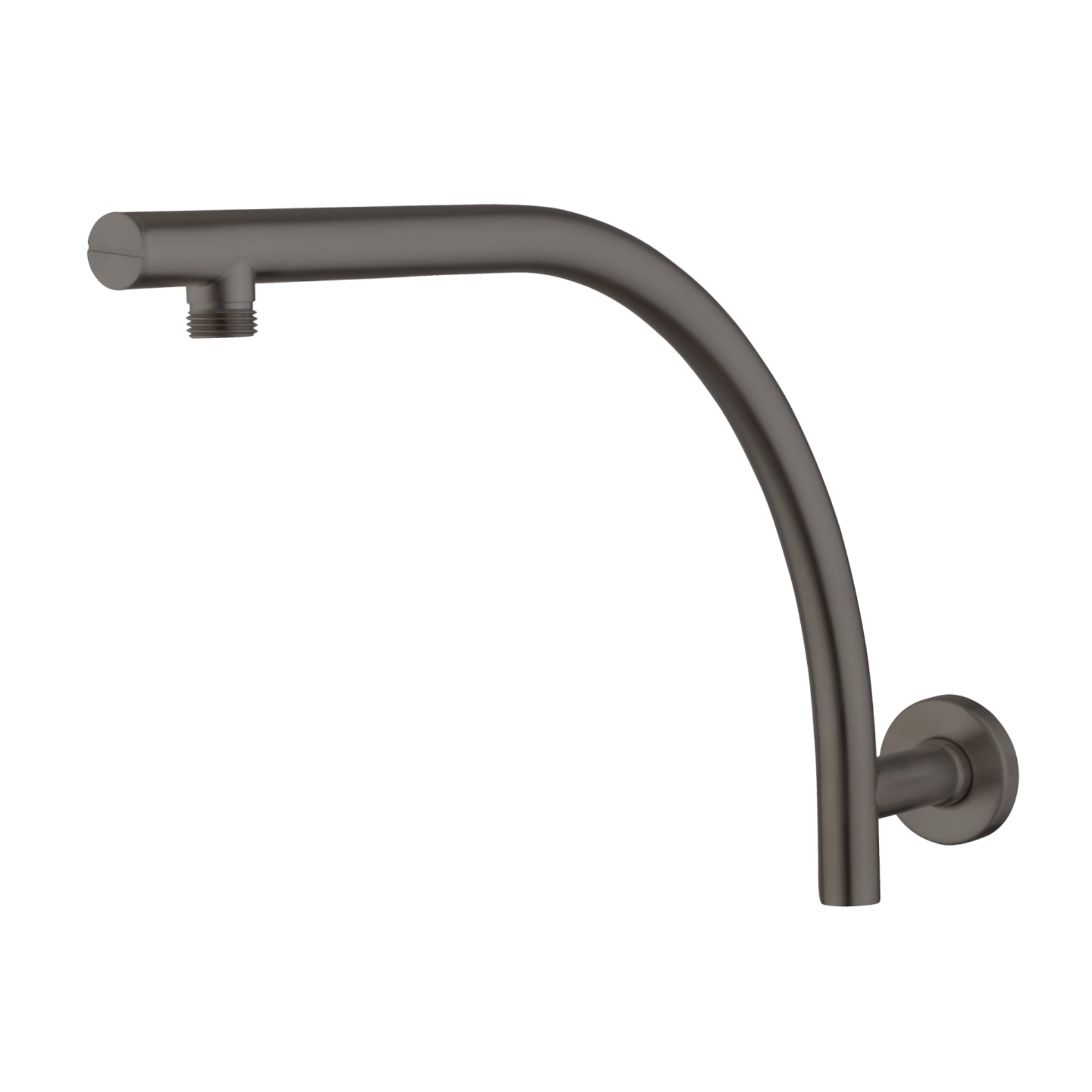 OLIVERI ROME RAISED WALL MOUNTED SHOWER ARM 400MM GUN METAL