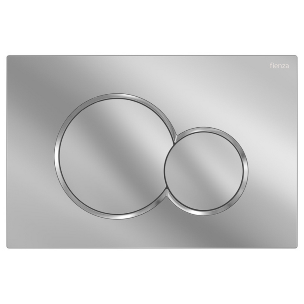 FIENZA SIGMA ROUND BUTTON FLUSH PLATE 246MM CHROME