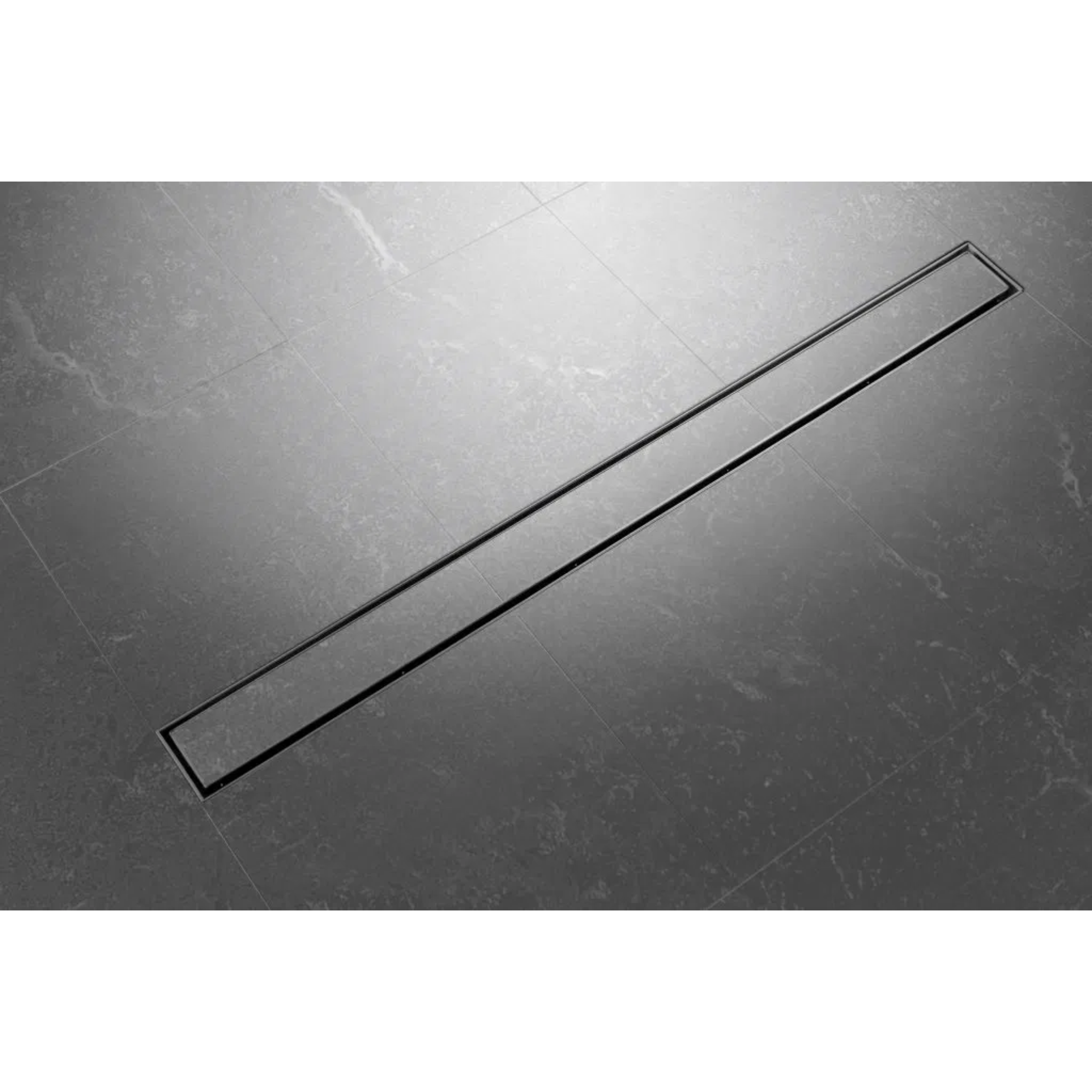 BELLA VISTA BUILDERS TILE INSERT SHOWER GRATE BLACK (AVAILABLE IN MULTIPLE SIZES)