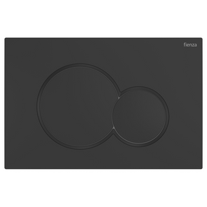 FIENZA SIGMA ROUND BUTTON FLUSH PLATE 246MM MATTE BLACK