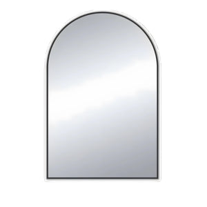 AQUAPERLA UNI ARCH FRAMED MIRROR GUN METAL GREY 600X900MM
