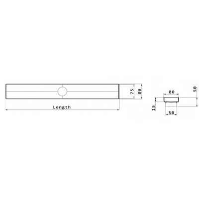 BELLA VISTA BUILDERS AU-PATTERN SHOWER GRATE STAINLESS STEEL (AVAILABLE IN MULTIPLE SIZES)