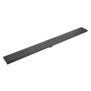 BELLA VISTA BUILDERS AU-PATTERN SHOWER GRATE GUNMETAL 600MM