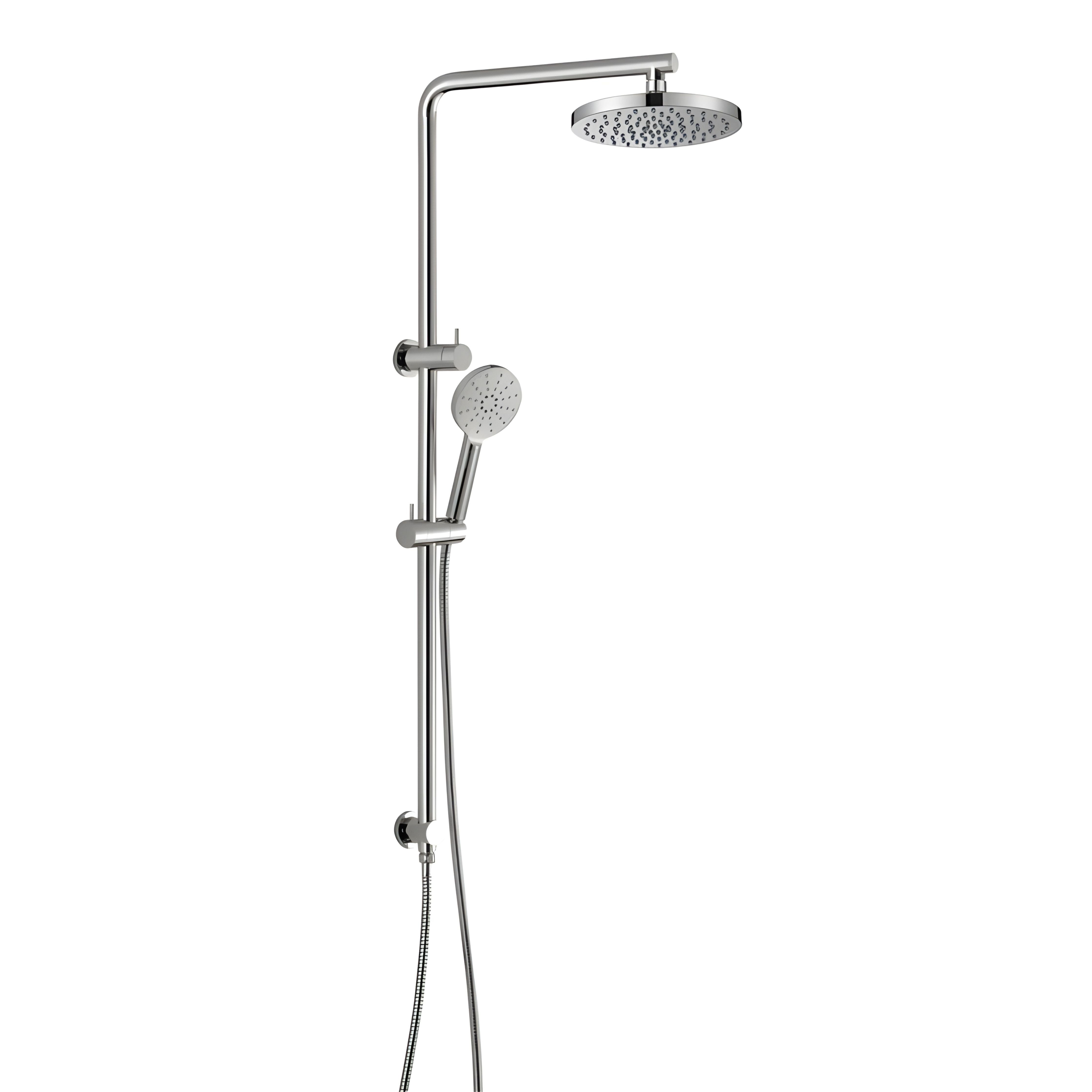 IKON CORA ROUND MULTI FUNCTION SHOWER SET BRUSHED NICKEL