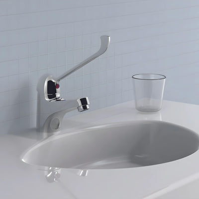 FELTON CARE BASIN MIXER 186MM CHROME