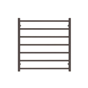 LINSOL ALLEGRA 7 BAR HEATED TOWEL RAIL GUN METAL 750MM