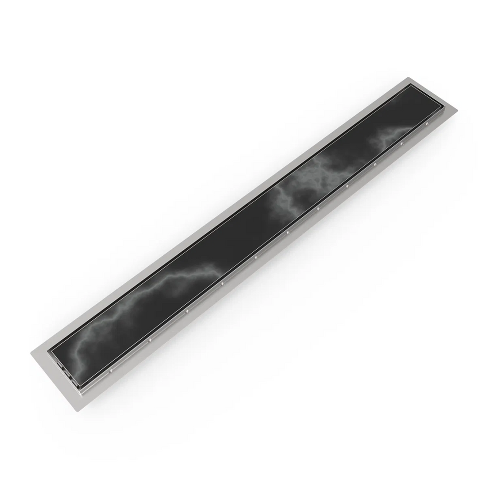 BELLA VISTA ZENON TILE INSERT SHOWER GRATE STAINLESS STEEL (AVAILABLE IN MULTIPLE SIZES)