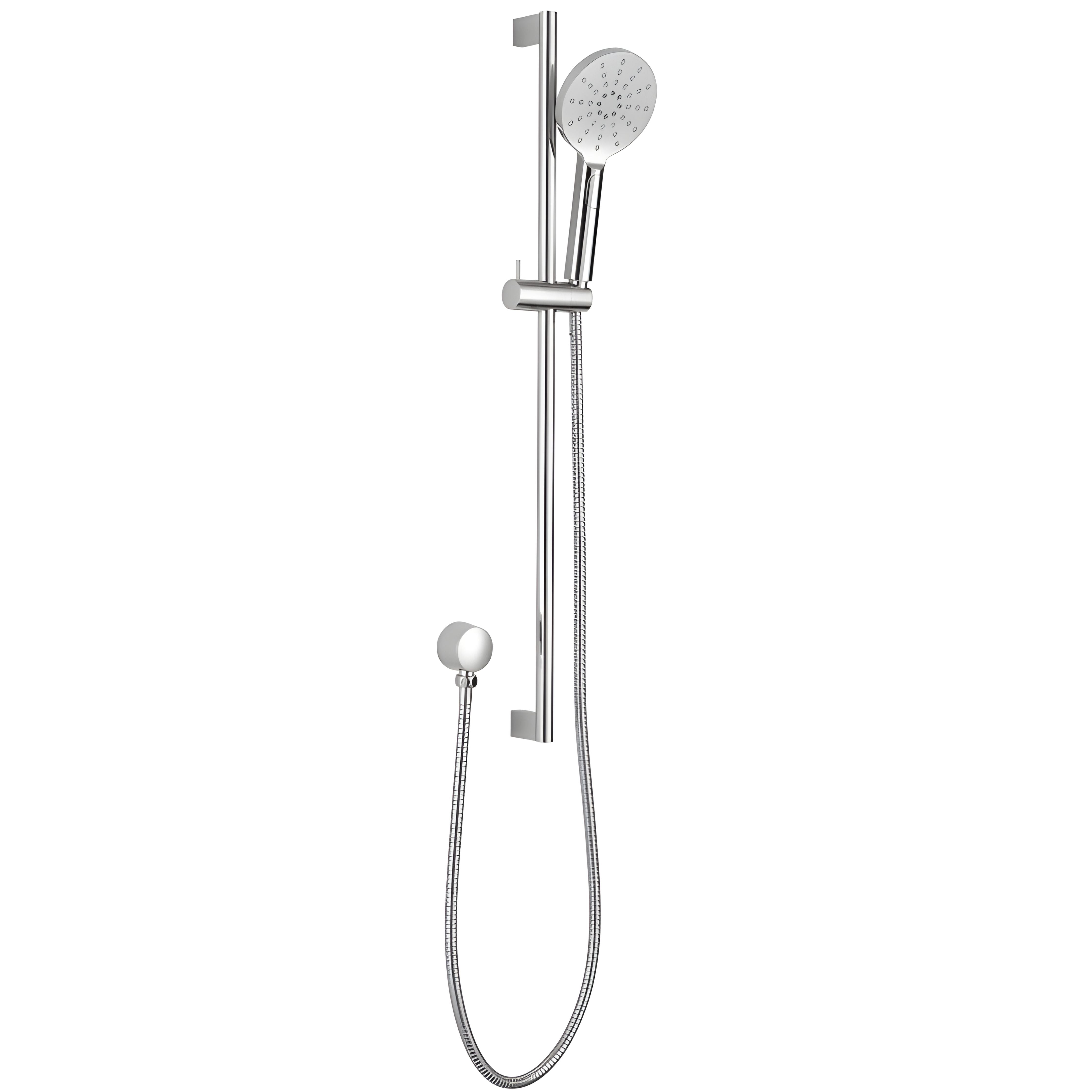 IKON CORA ROUND SLIDING SHOWER SET CHROME