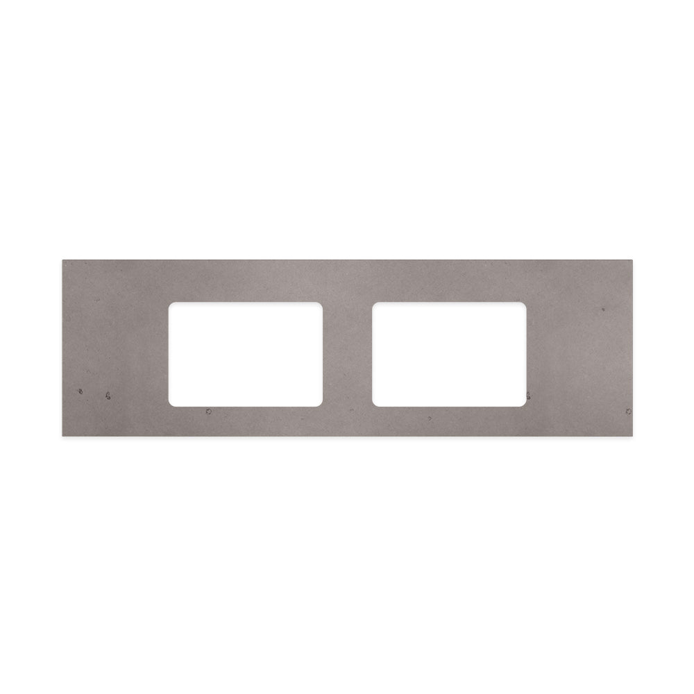 FIENZA URBAN CRETE SILICA FREE RECTANGULAR STONE BENCHTOP WITH DOUBLE UNDERMOUNT BASIN HOLES (AVAILABLE IN 1500MM AND 1800MM)