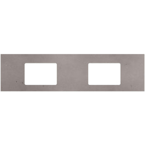 FIENZA URBAN CRETE SILICA FREE RECTANGULAR STONE BENCHTOP WITH DOUBLE UNDERMOUNT BASIN HOLES (AVAILABLE IN 1500MM AND 1800MM)