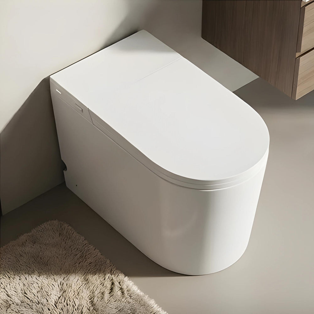 VITO BYRON SMART INTEGRATED TOILET WITH REMOTE CONTROLLED BIDET GLOSS WHITE