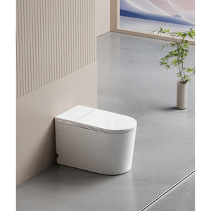 VITO BYRON SMART INTEGRATED TOILET WITH REMOTE CONTROLLED BIDET GLOSS WHITE