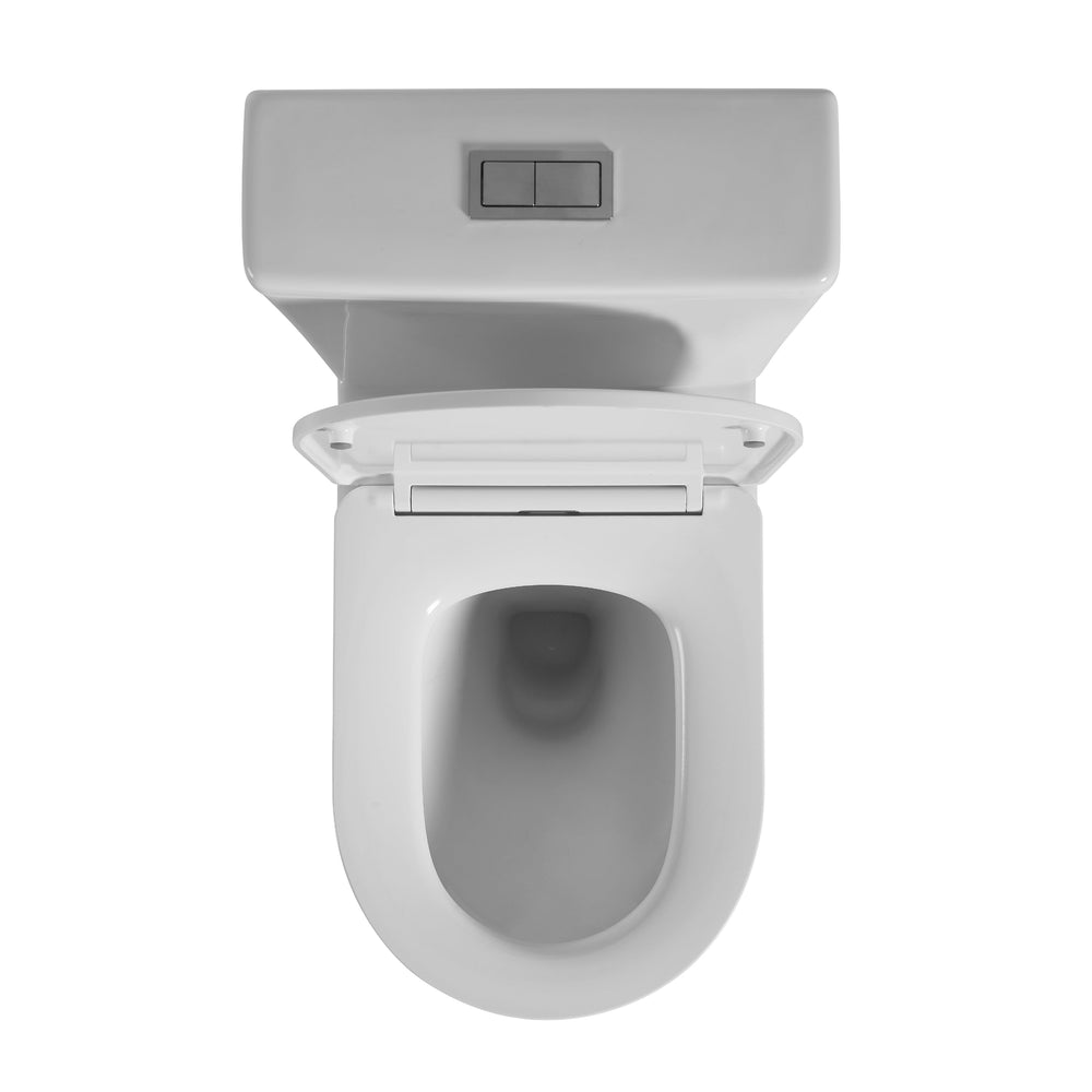 VITO ROLAND RIMLESS BACK-TO-WALL TOILET SUITE GLOSS WHITE
