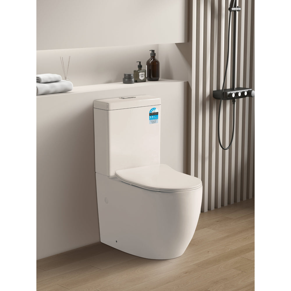 VITO TAHLIA TORNADO BACK TO WALL TOILET SUITE GLOSS WHITE
